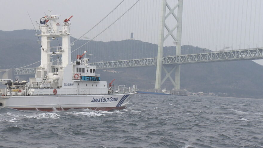 2017年3月14日(火)　　イカナゴ漁　明石海峡で安全点検