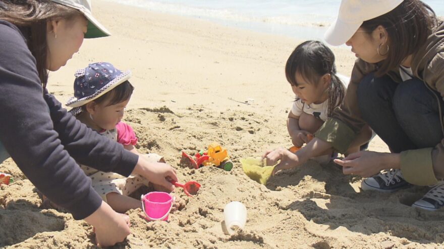 2018年4月19日（木）須磨海岸に「潮干狩りゾーン」