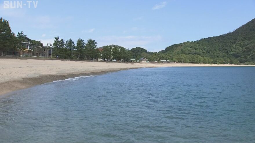 2カ所は新型コロナの影響で休止 香美町 3つの海水浴場で海開き