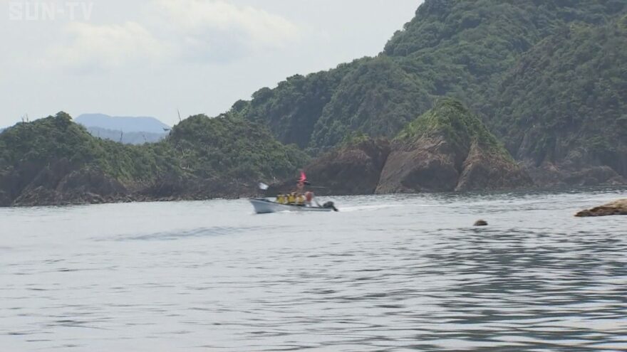 かすみ海上ジオタクシー始まる 絶景スポットを小型漁船で巡る
